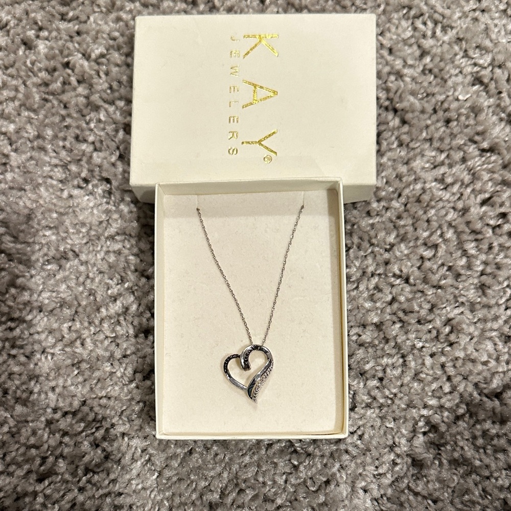Kay Jewelers Two-Tone Heart Necklace